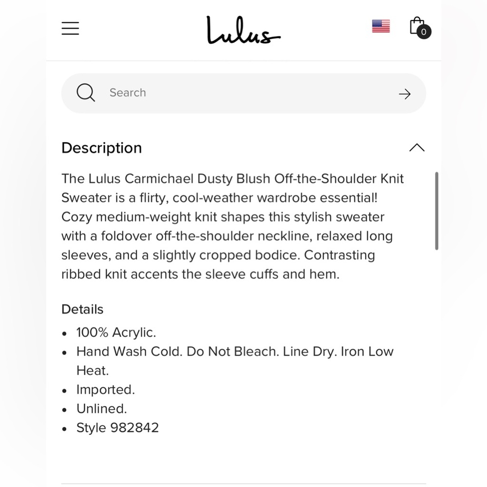 Lulus Sweater ••• Only worn once! ••• Blush rose (Size L) - Picture 7 of 9